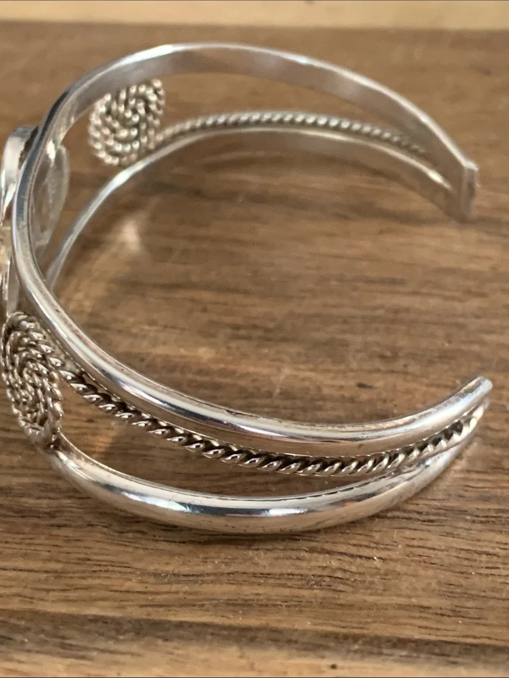 Alpaca Stamped 7” Cuff Bracelet